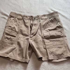 St. John's Bay Men's Khaki Cargo Shorts